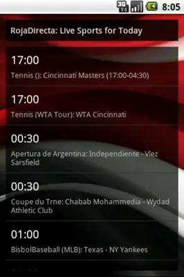 RojaDirectaYA - Deportes TV android App screenshot 0